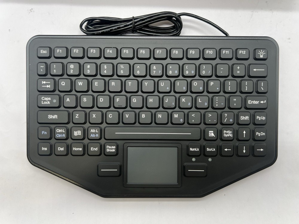 iKey SB-87-TP-M-USB-3Y Keyboard Backlit Touchpad USB Rugged-New
