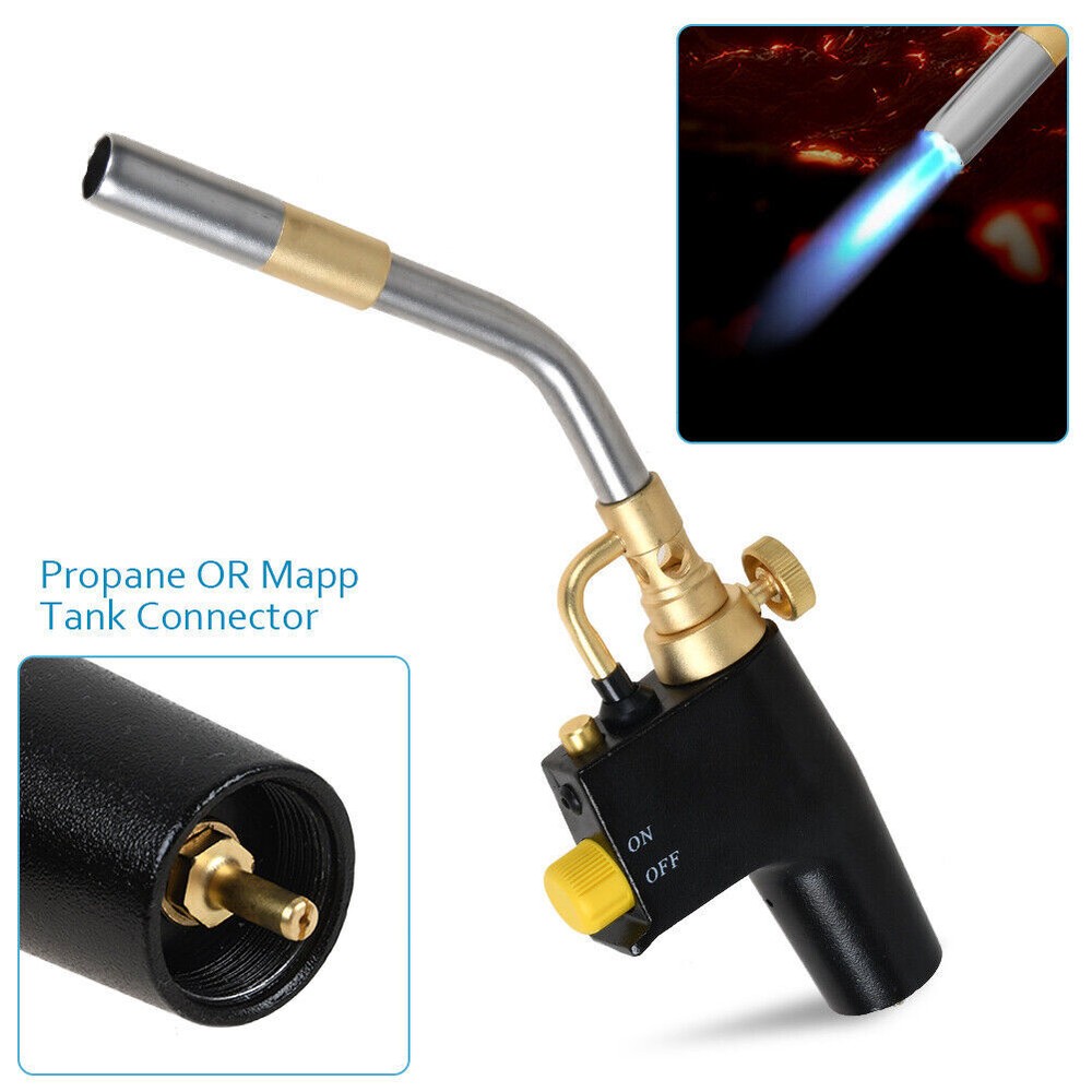 2PCS High Intensity Mapp Propane Gas Torch Brass Head Trigger Start Welding Torc
