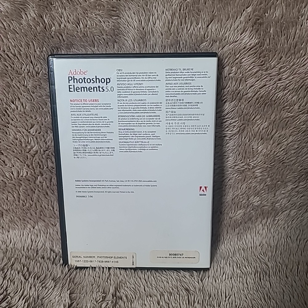 Adobe Elements 5.0 | Windows Vista | Windows XP With Serial Number