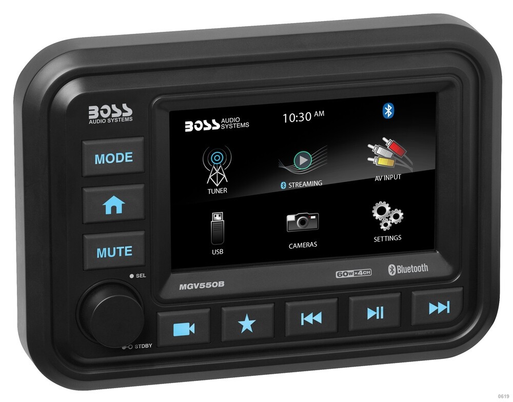 Boss Audio MGV550B 5in. made with Bluetooth™ technology Touch Screen Receiver