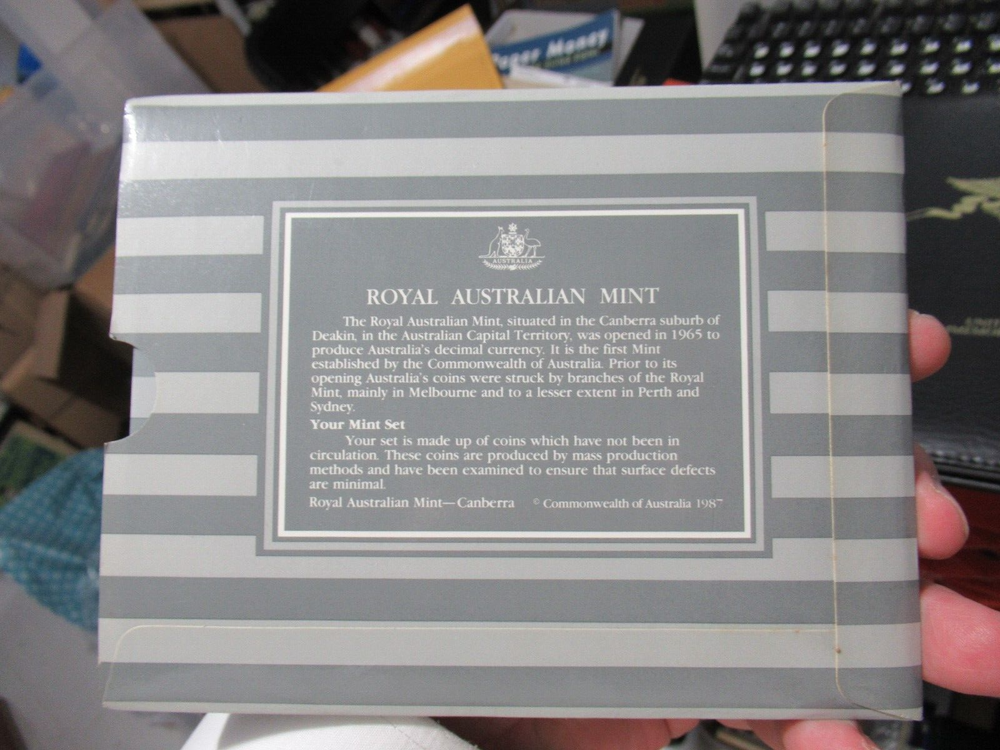 1987 Royal Australian Mint Set Uncirculated Coin Collection