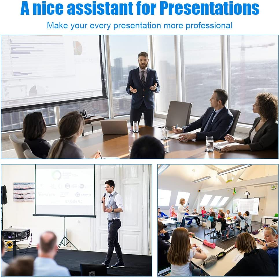 Wireless Presenter, PPT Controller Presentation Remote Control Laser Pointer USB