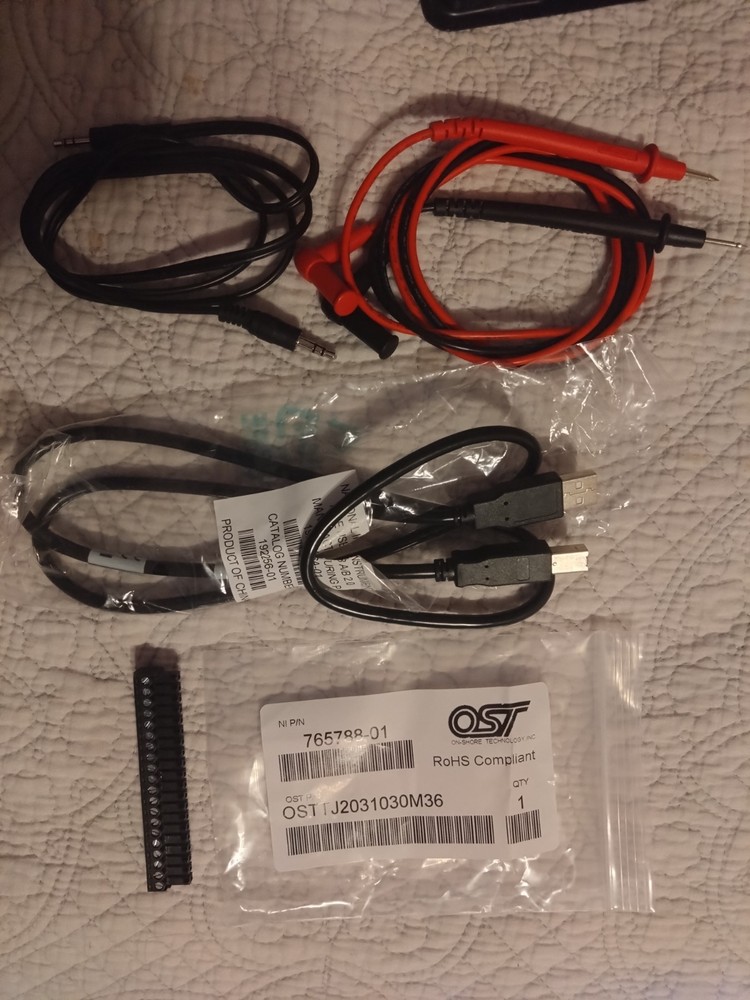 National Instruments NI myDAQ Student Data Aquisition Device + Extras - USED