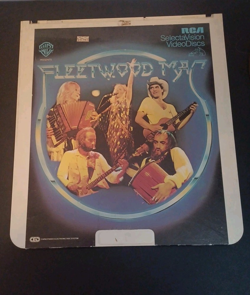Fleetwood Mac Documentary & Live Concert (RCA CED Videodisc) 1981 Untested