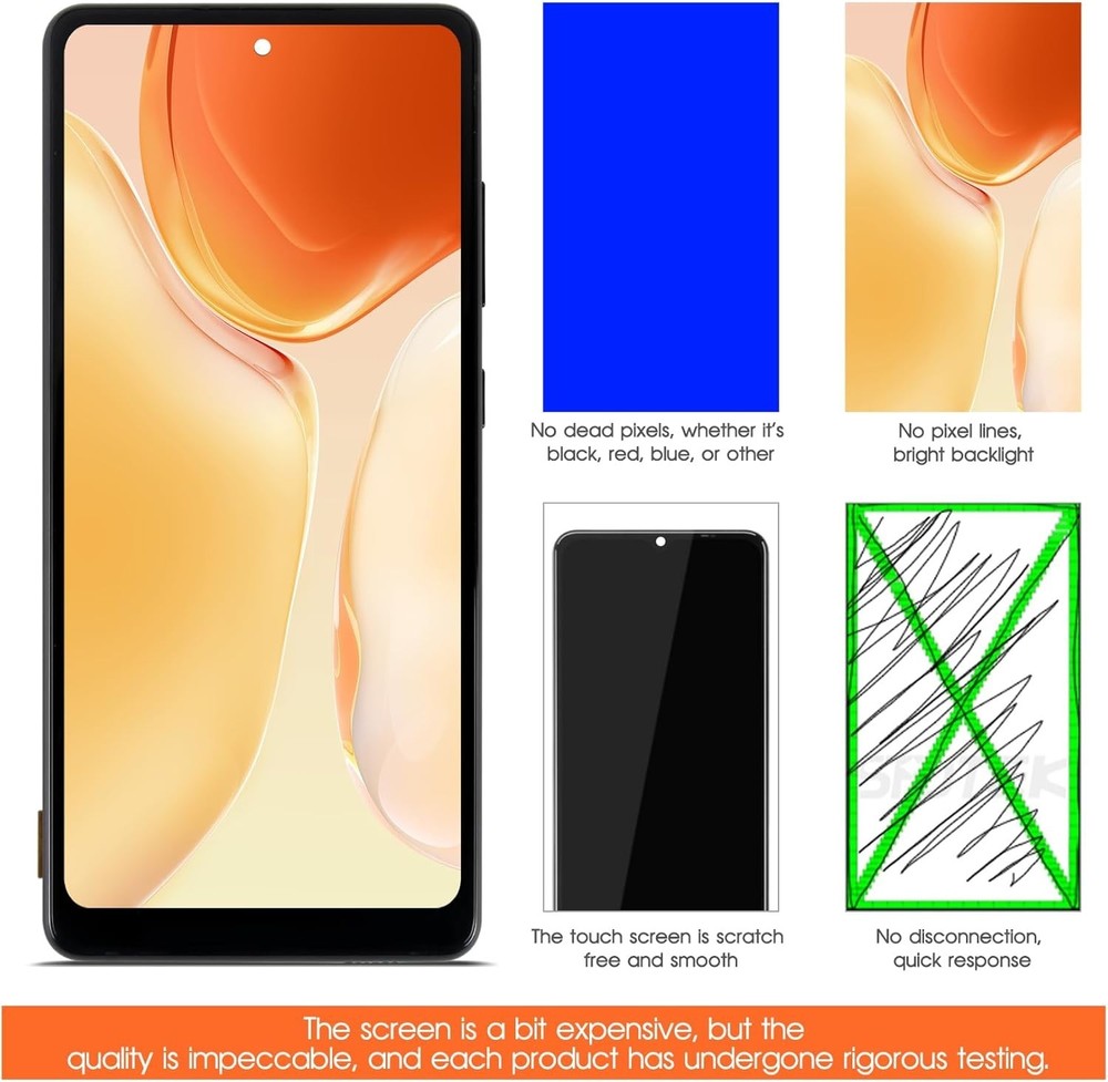 For Samsung A04E Screen Replacement A042F A042M LCD Digitizer Touch Assembly