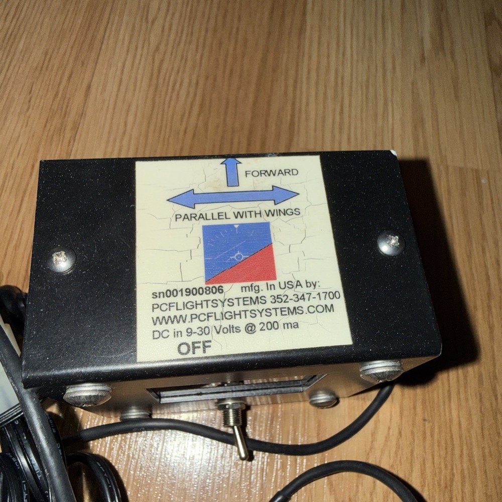 PC Flight Systems Portable Digital Artificial Horizon AHRS EFIS Display 12V