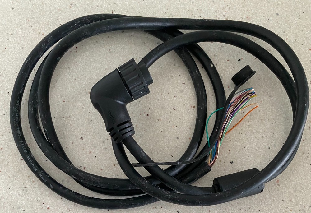 Garmin 19 Pin Right Angle Threaded Collar Cable