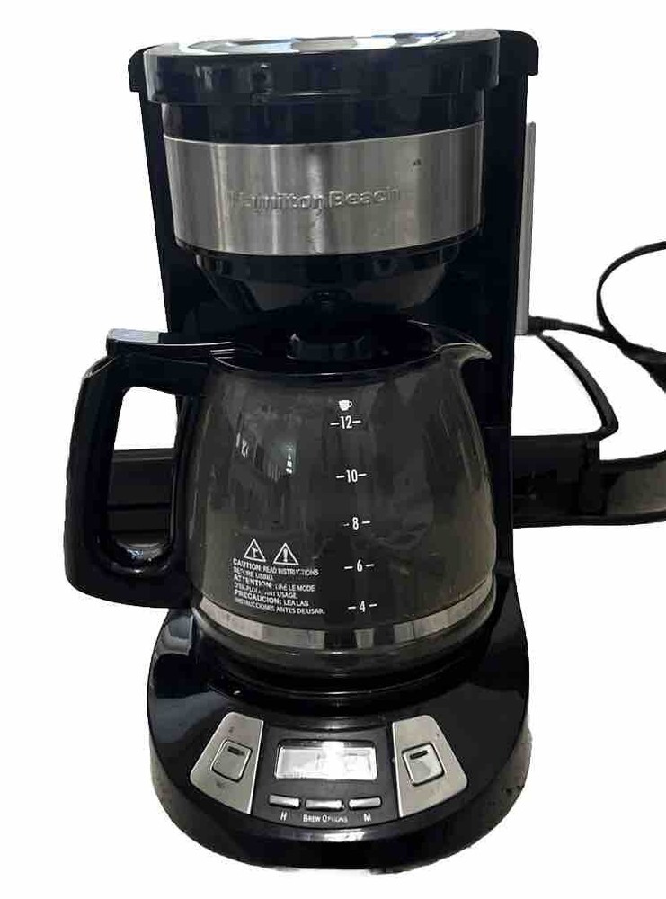 Hamilton Beach 12 Cup Coffee Maker - Black