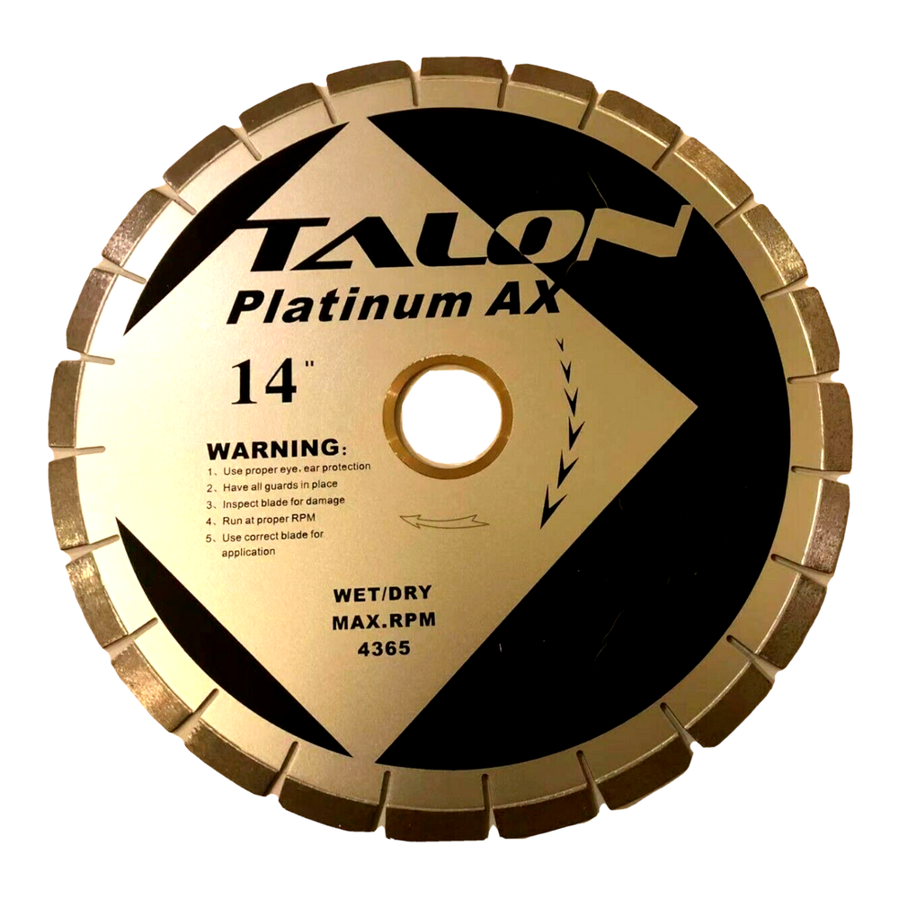 2 Pack 14 inch Saw Blade Granite Engineered Stone Marble Concrete Silent Core