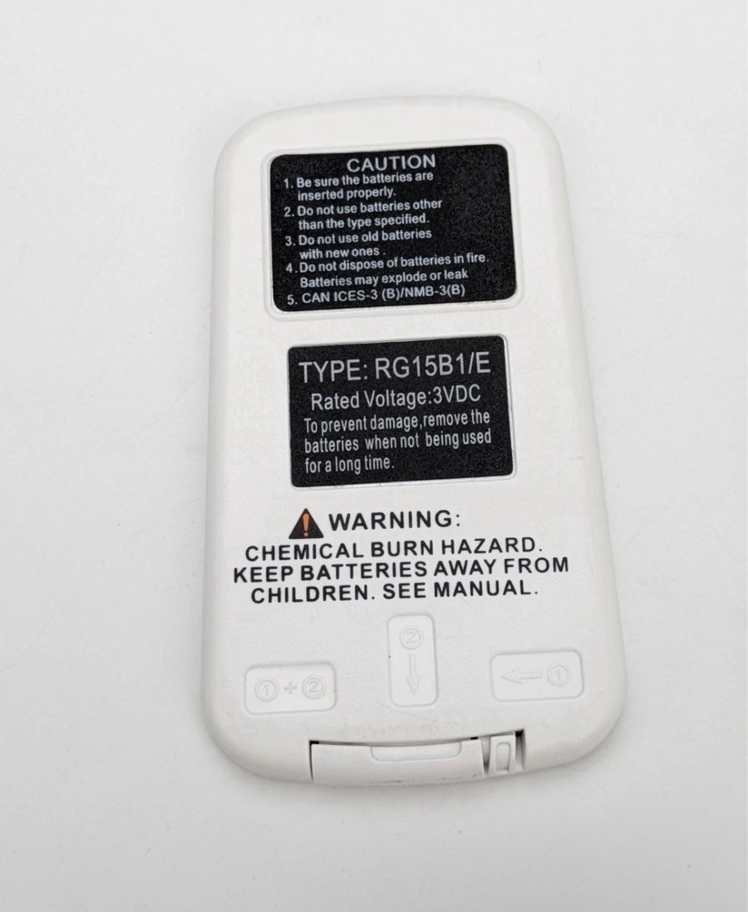 Arctic King OEM Remote Type-rg15B1/ E ~ TESTED WORKS!