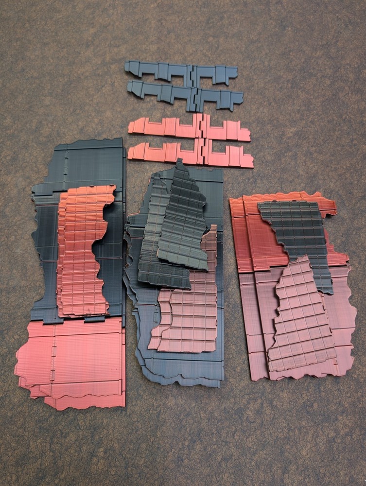 Warhammer 40k - Complete Competitive Terrain Set - Modular Ruins Set