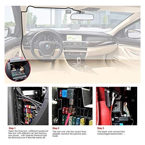 Hardwire Kit for Radar Detectors - Direct Wire 13FT Plug & Play Power Cable