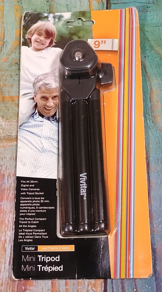 Vivitar Mini Tripod 9" - NEW