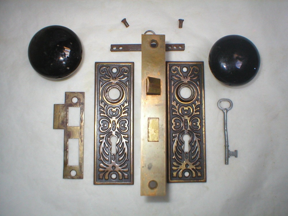 Antique Victorian Era Door Hardware