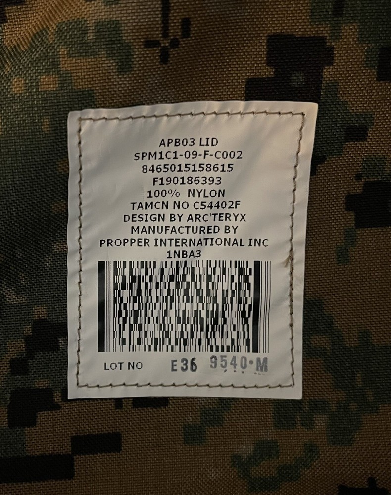 Propper Arcteryx USMC ILBE APB03 Main & Assault System NEW !!