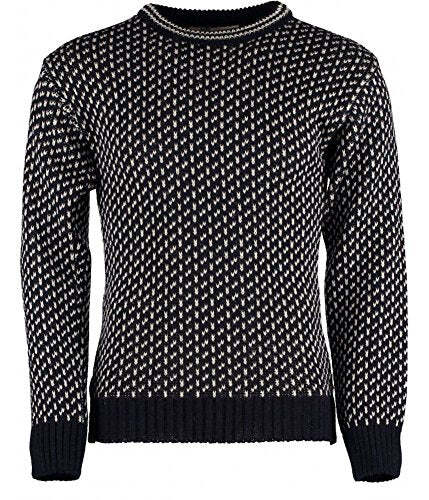 Dover Crew Neck Sweater - Classic Norwegian Pattern