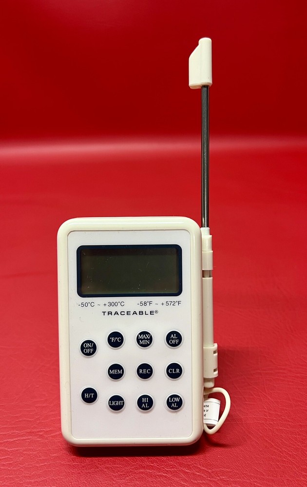 Traceable® Memory/Waterproof Digital Thermometer/ Probe