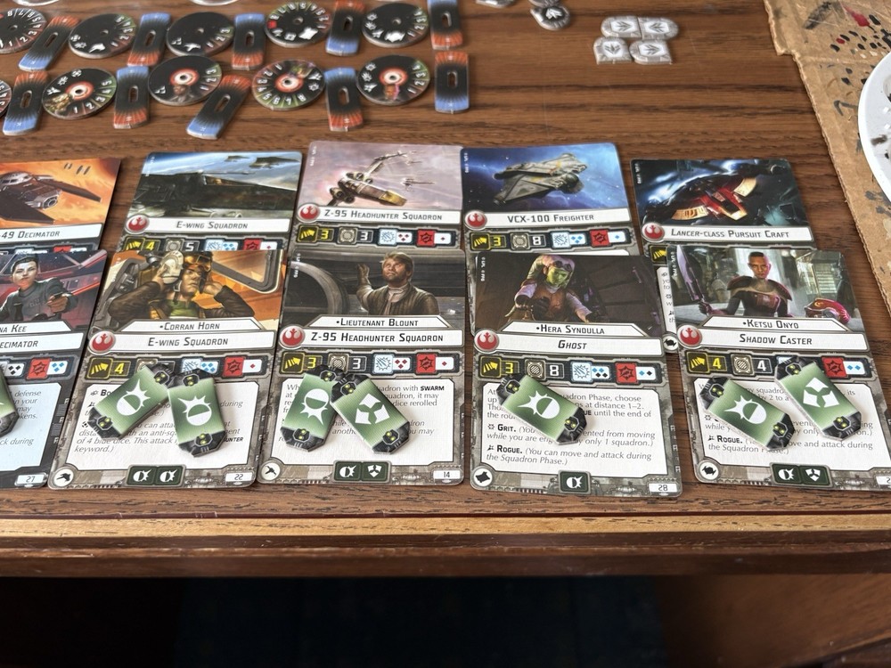 Star Wars Armada Imperial & Rebel Fighter Packs 2 Complete