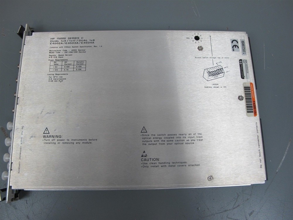 HP Hewlett Packard E4502A 1x17 Optical SW VXI Module