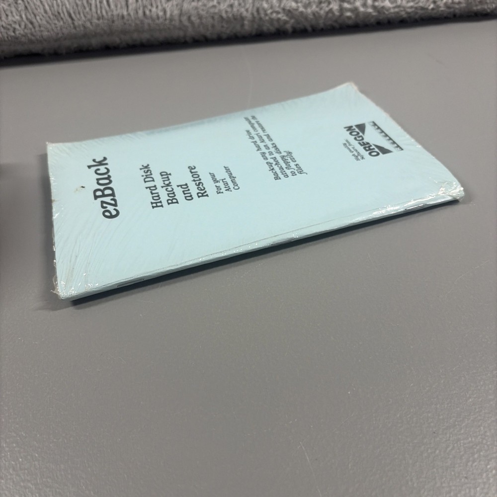 Vintage Software Package Atari Computers ezBack Hard Disk Backup Restore Sealed