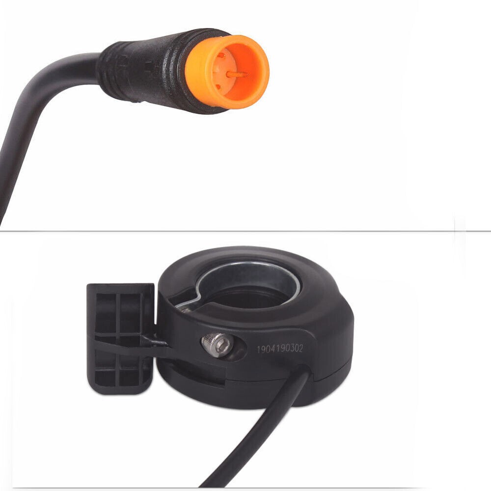 Thumb Throttle Accelerator 3PIN Finger Speed Control Assembly for Ebike Black