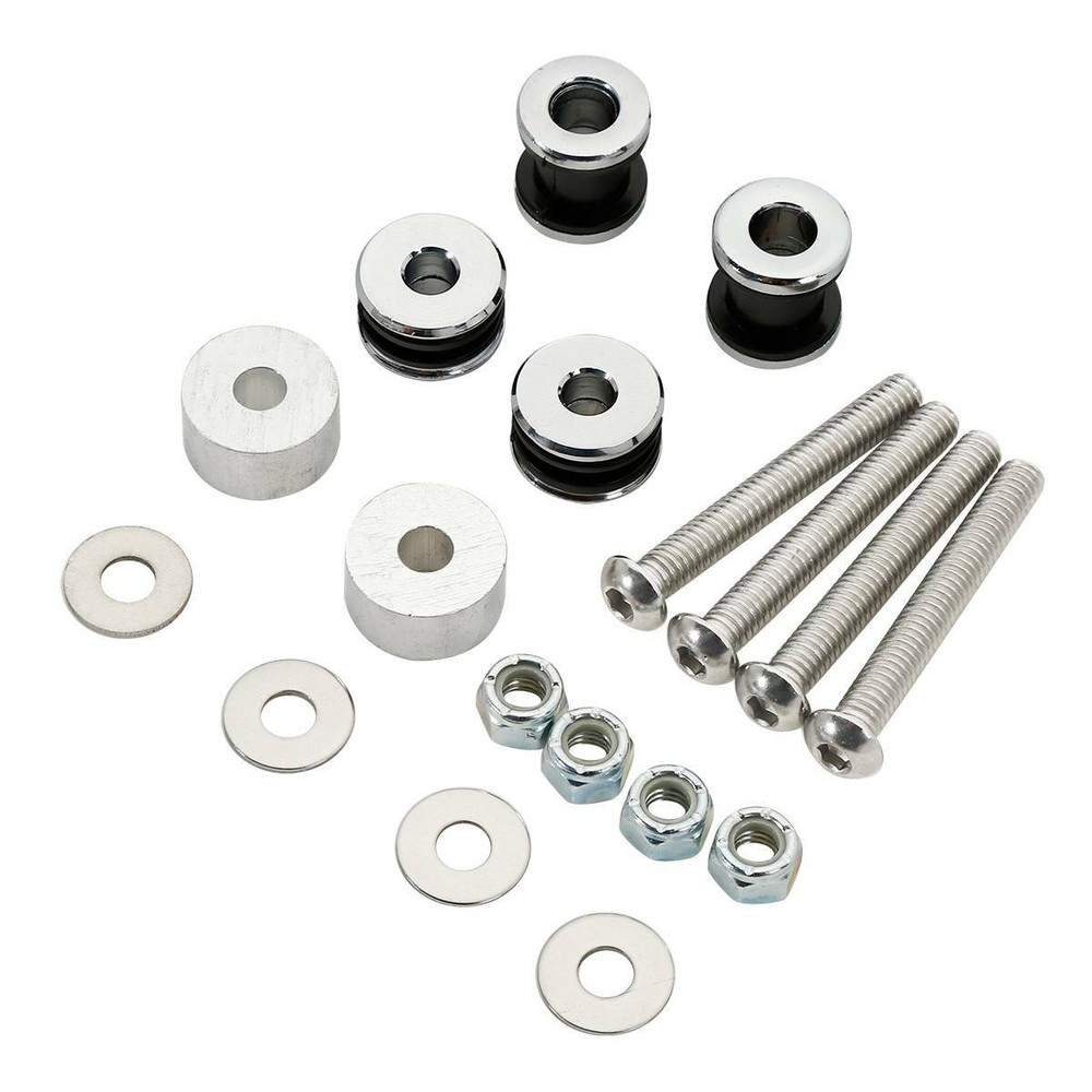 Screw Mount Kit Removable Docking Hardware Set For Harley Sissy Bar Rack
