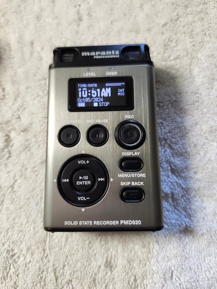 Marantz PMD620 Digital Recorder updated current firmware & new internal battery