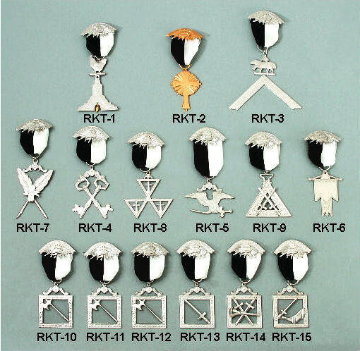 Knights Templar Officer Jewels Set