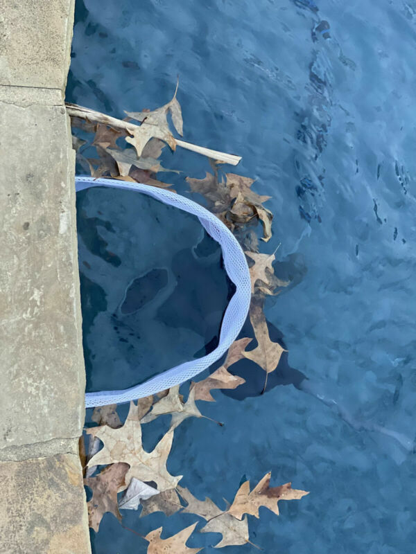 Pool Skimmer Shield Protective Spring Action Net System Leaf Protection