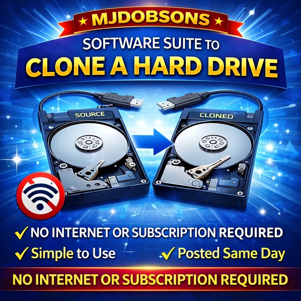 Disk Cloning & Imaging Software – Hard Drive Backup & Restore USB for Laptop/PC