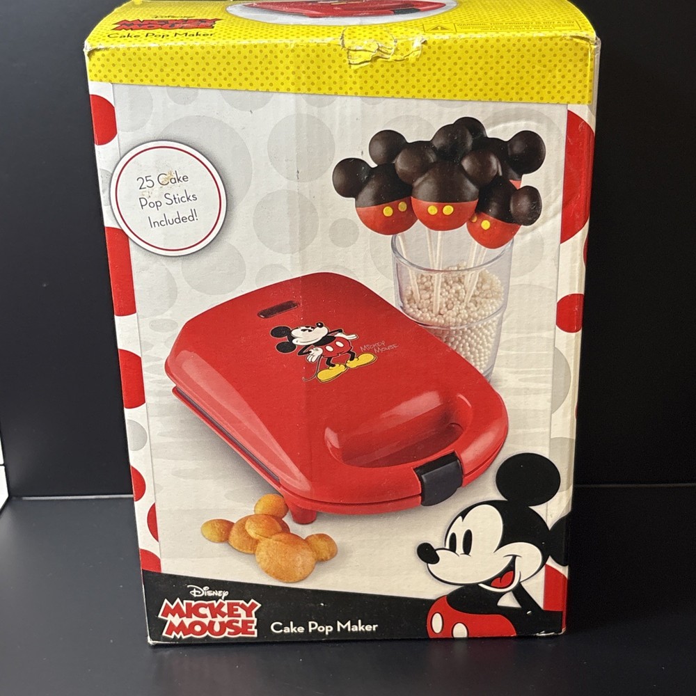 Disney Mickey Mouse Cake Pop Maker Mini, Red
