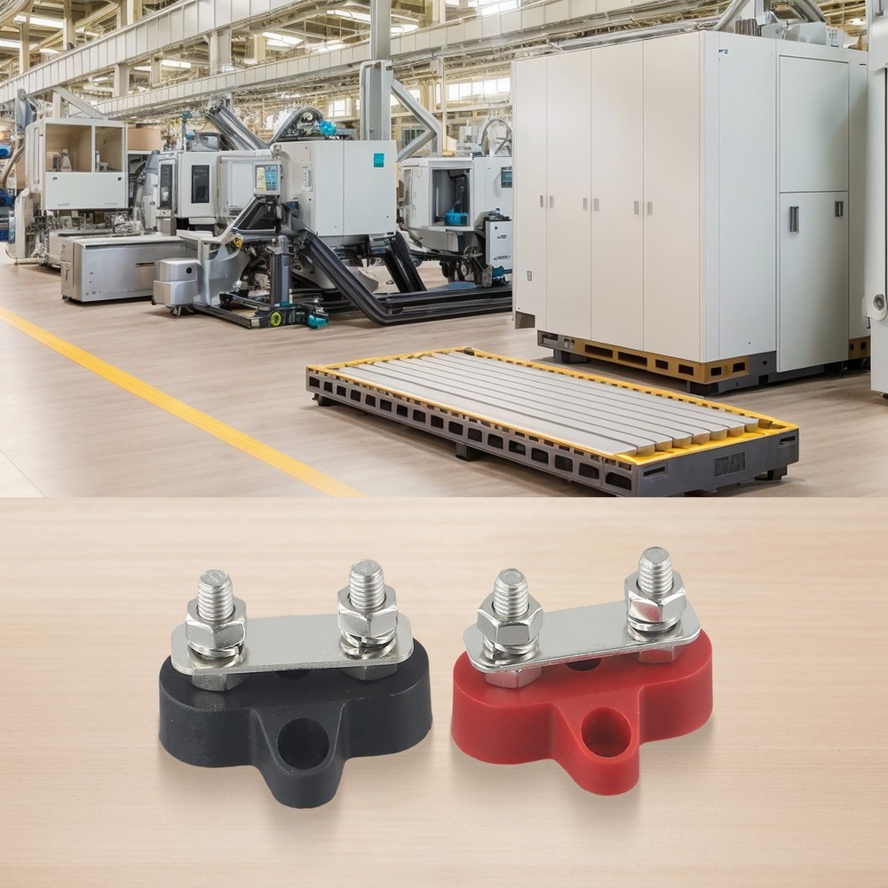 M6 Dual Connection Bolt Battery Terminals for Efficient Power Distribution