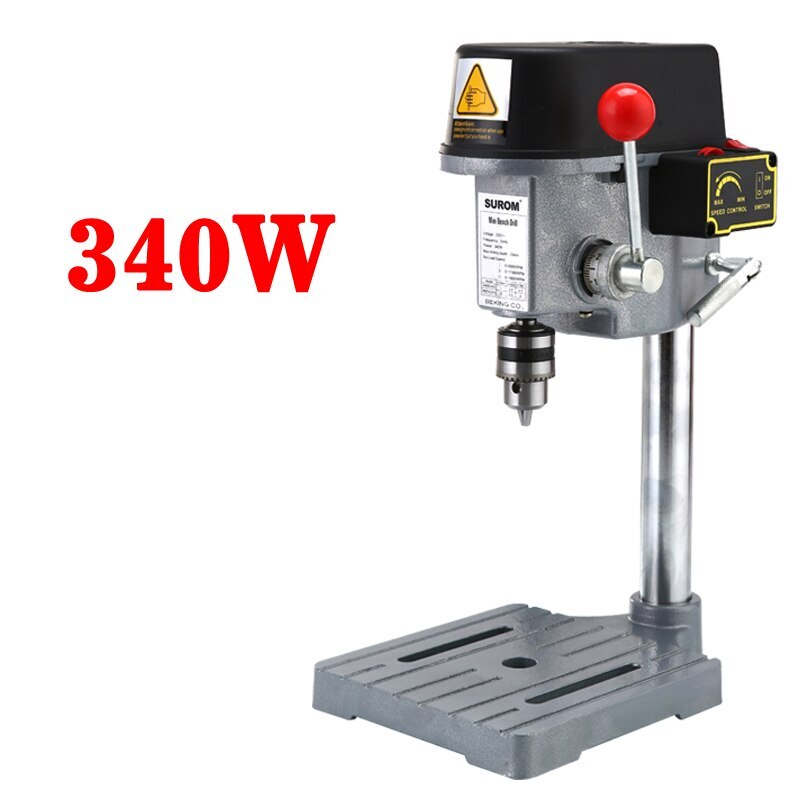 Multi-Function Small Electric Drill Micro Bench Drill 340W 220V 0.6mm-6.5mm 1Pcs