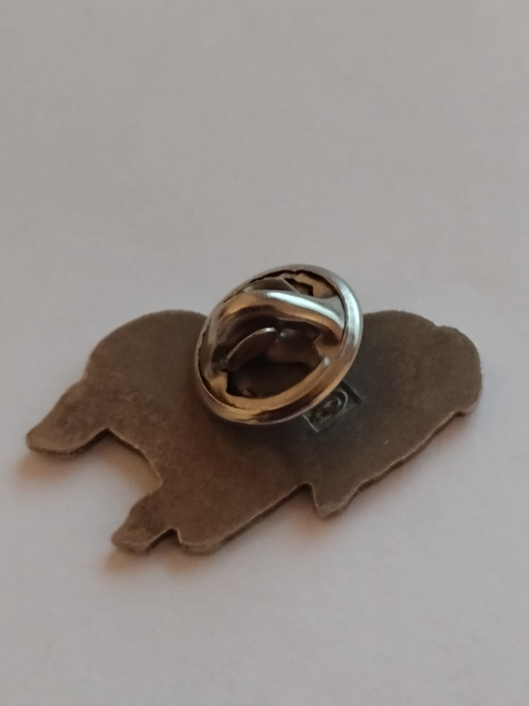White Lamb Sheep Lapel Tack Pin