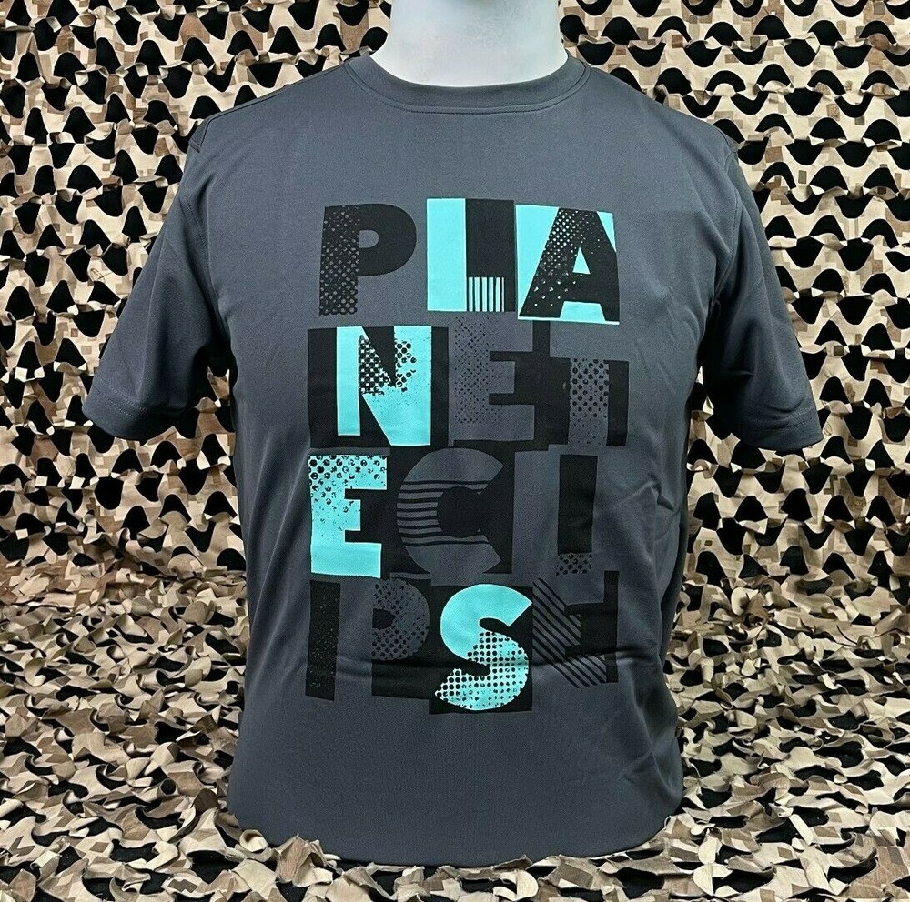 NEW Planet Eclipse Lanes Pro-Formance T-Shirt - Grey - Medium