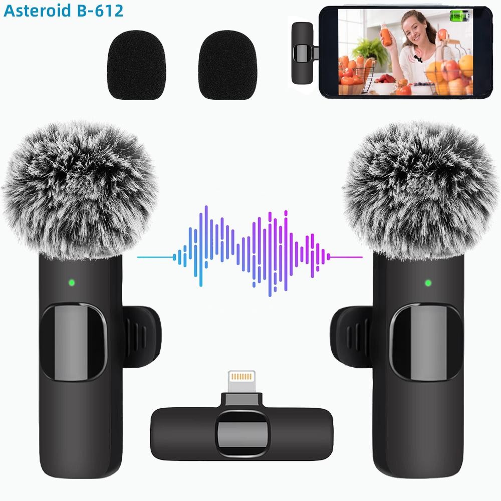 LAVALIER WIRELESS MINI MICROPHONE FOR IPHONE ANDROID PC VIDEO RECORDING KID