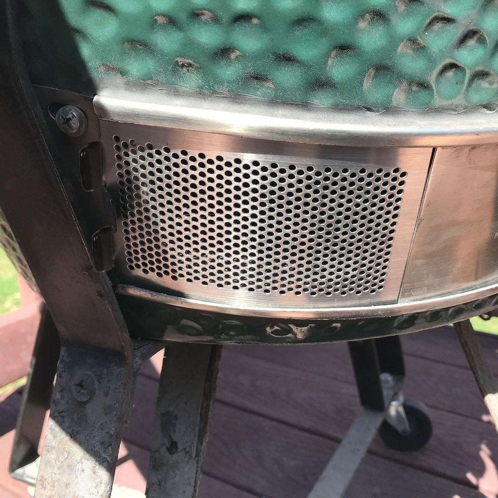 Punched Metal Mesh Screen for Extra-Large Green Egg, Bottom Vent Mesh Panel, ...