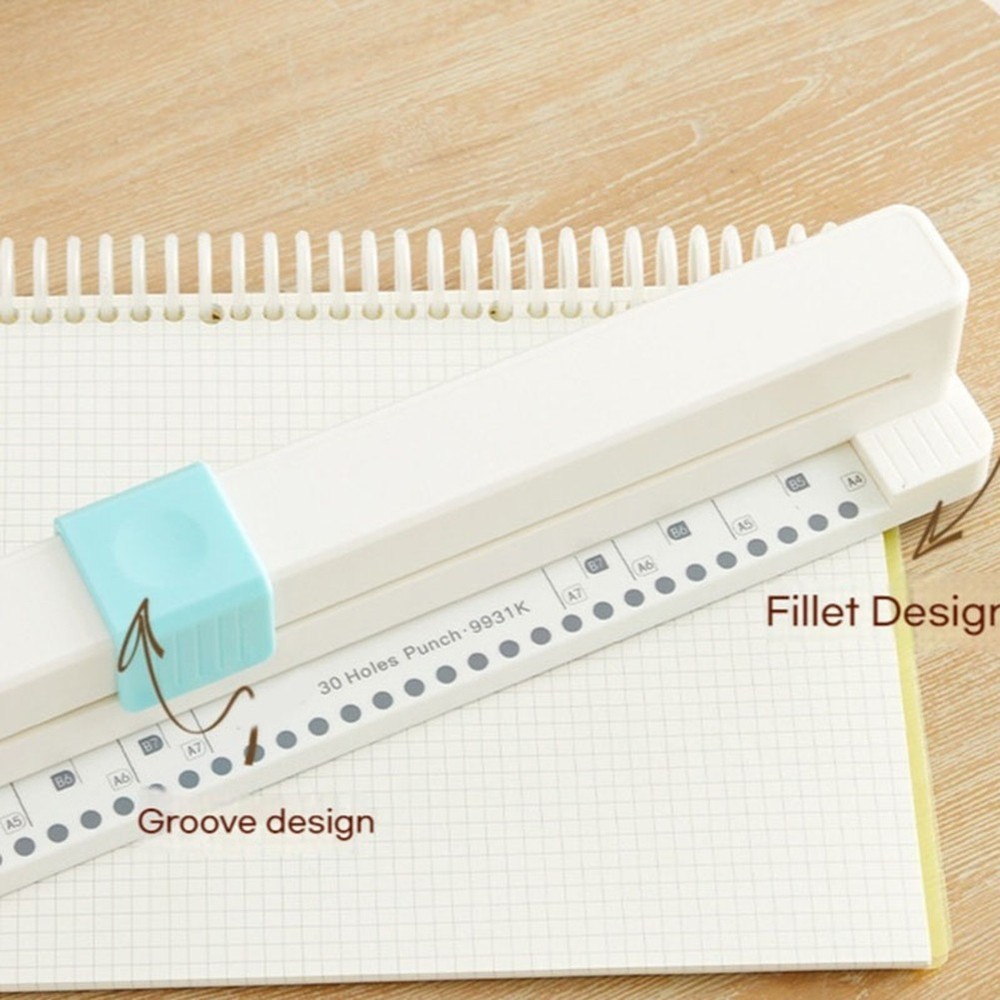 Punching Machine 30 Hole Document Collar Notebook Punching Machine Manual9316