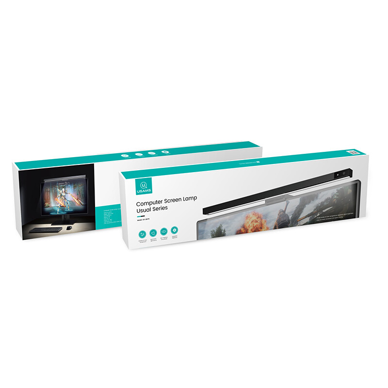 LED USB Smart Computer Screen Bar Light Dimmable Adjustable Reading Desk Lamp