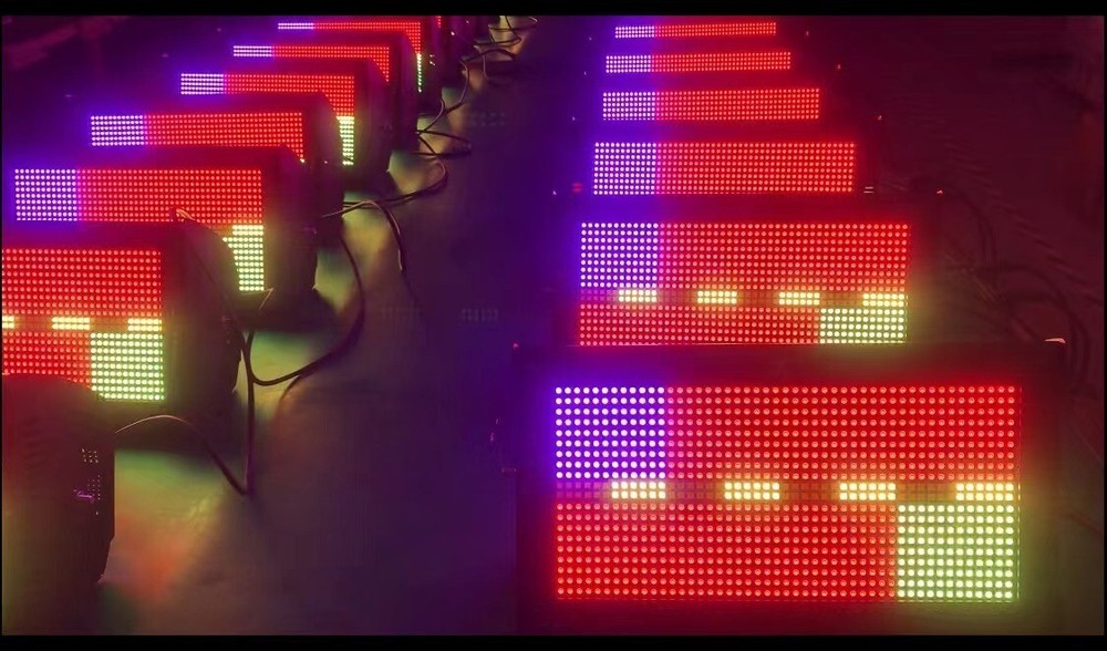 1000W LED Strobe Light Flash Stage Effect DJ Lighting 8+8 segment Party Event