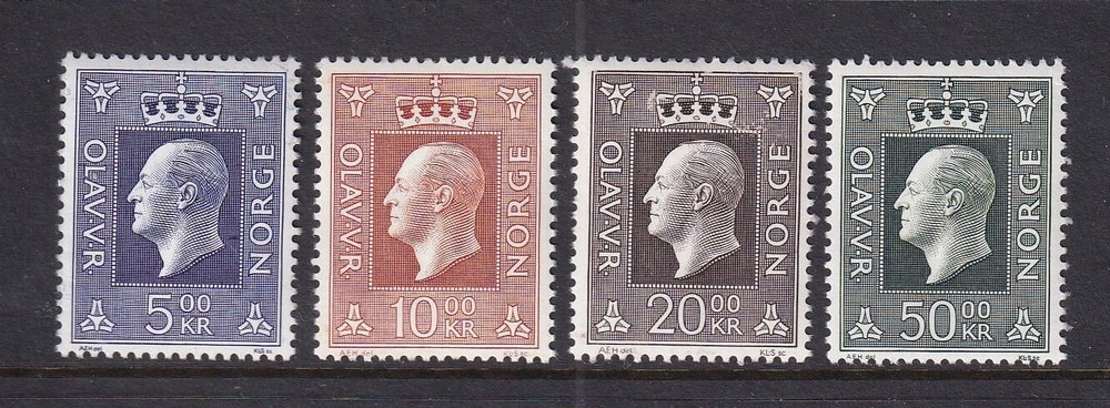 Norway Mint Stamps Sc#540-543 MH