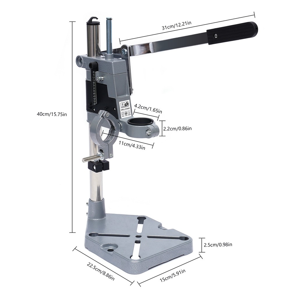 Adjustable Angle Drill Holder Guide Stand Positioning Bracket for Electric Drill
