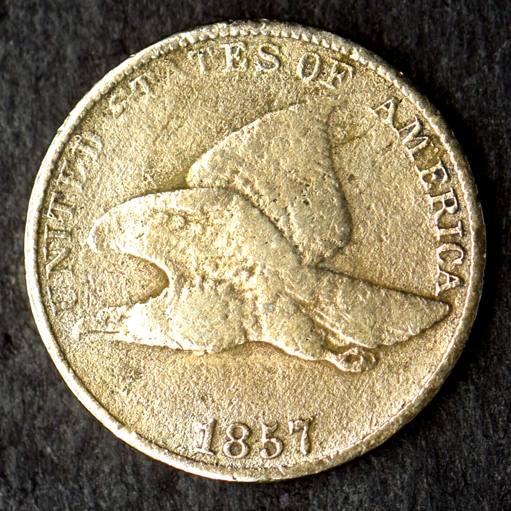 1857 Flying Eagle Cent 1C - COINGIANTS -