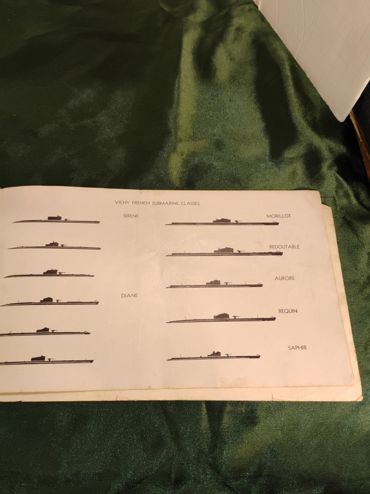 WW2 ONI RESTRICTED Axis Submarine Manual enemy sub operations and uses