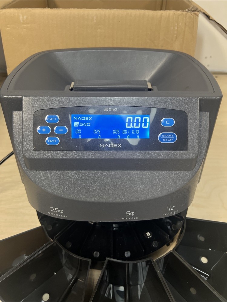 Nadex S540 Coin Sorting Machine Sorting Made Simple