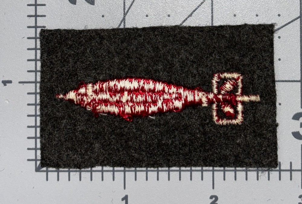 USMC Shipboard Marine Torpedoman Cuff Patch Inv# K2328