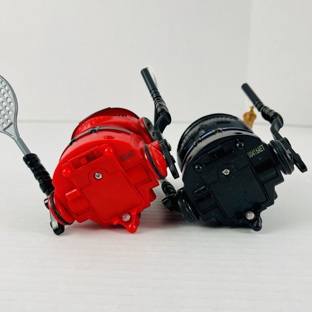 Ninja Bots Hilarious Battling Robots Red and Black Bots Tested & Work See Video