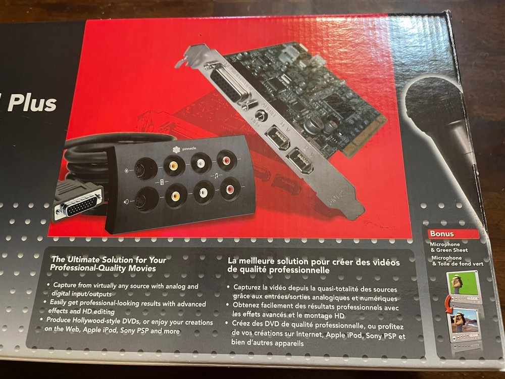 Pinnacle Studio MovieBoard Plus PCI Capture Card and Editing Software for... B9
