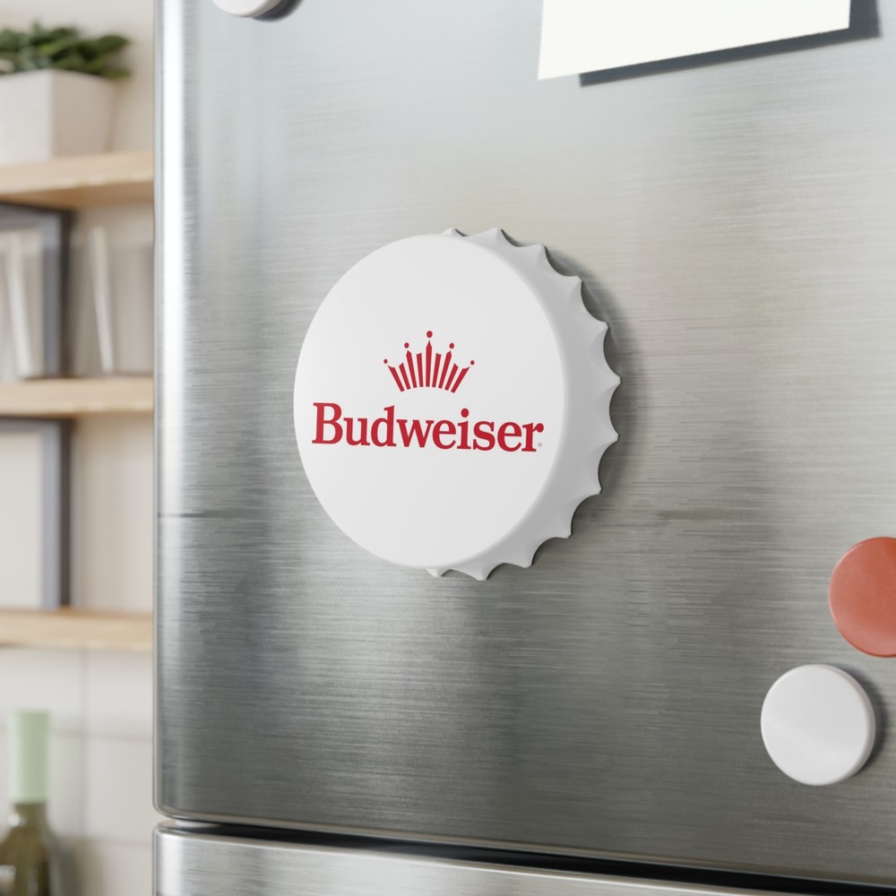 Bottle Opener -- Fridge Magnet -- Budweiser