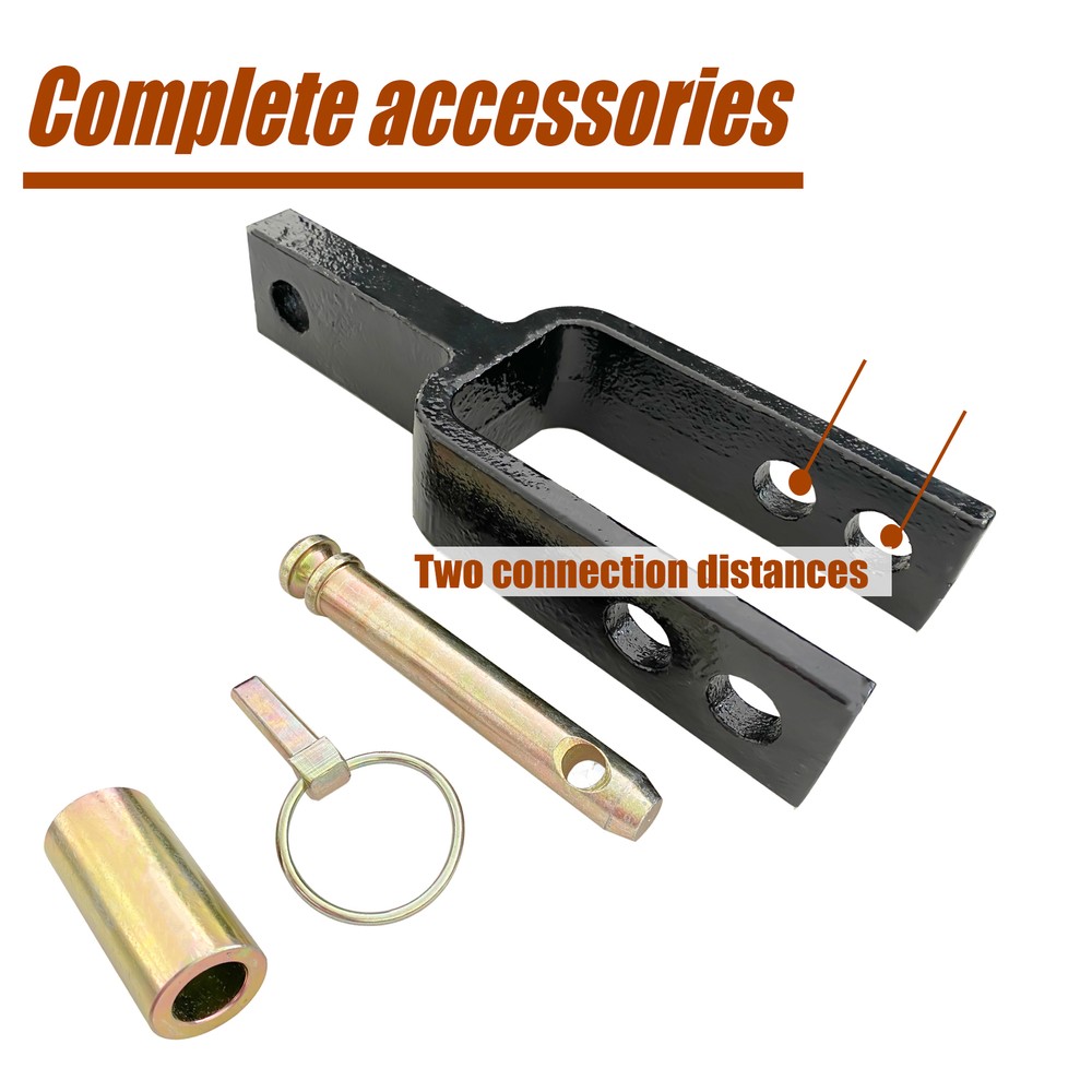 Versatile Quick Hitch Adapter for for Category 1 3-Point Quick Hitch Tractors